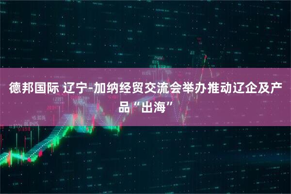 德邦国际 辽宁-加纳经贸交流会举办推动辽企及产品“出海”